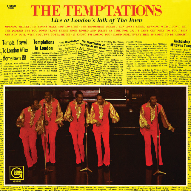 The Temptations Live At London’s Talk Of The Town